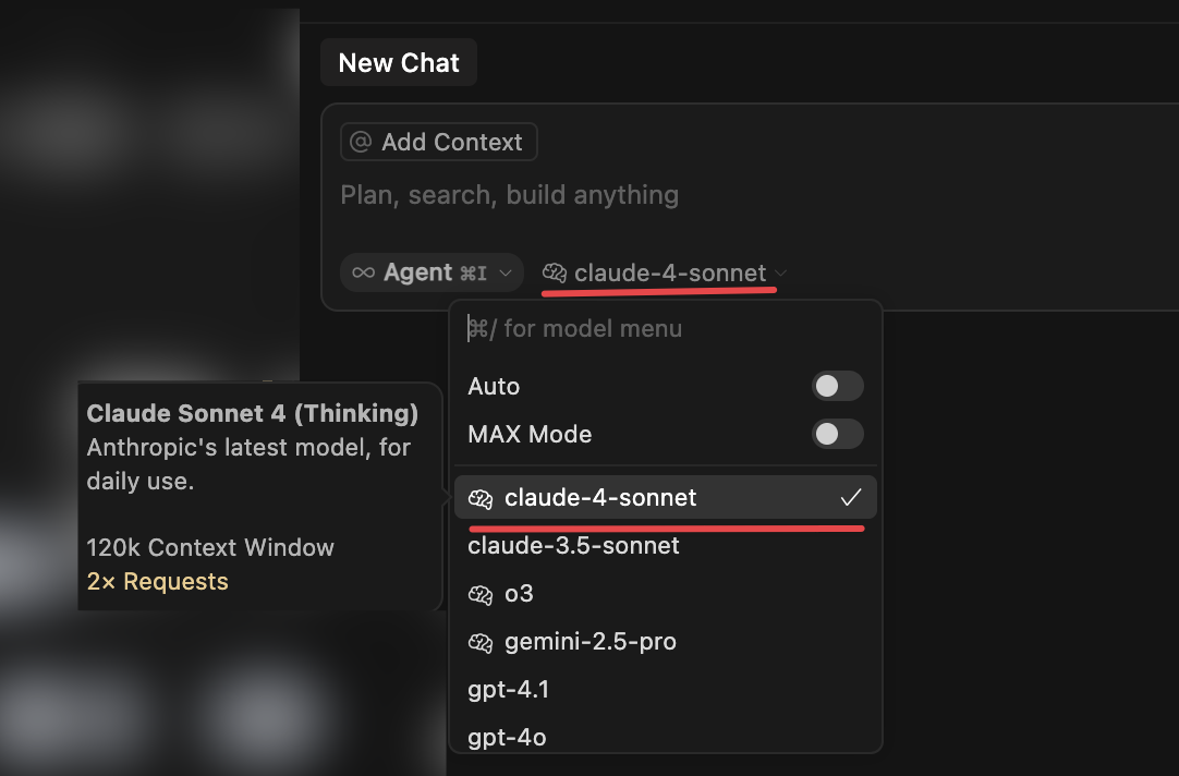 Claude model selection