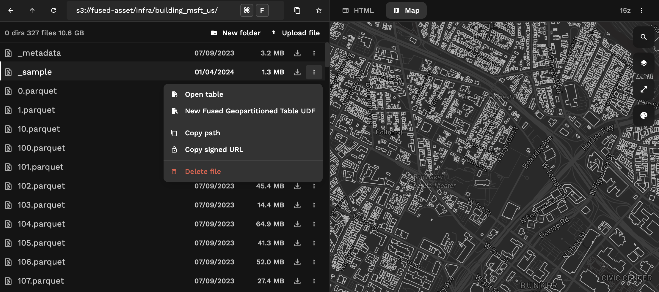 File Explorer Create UDF