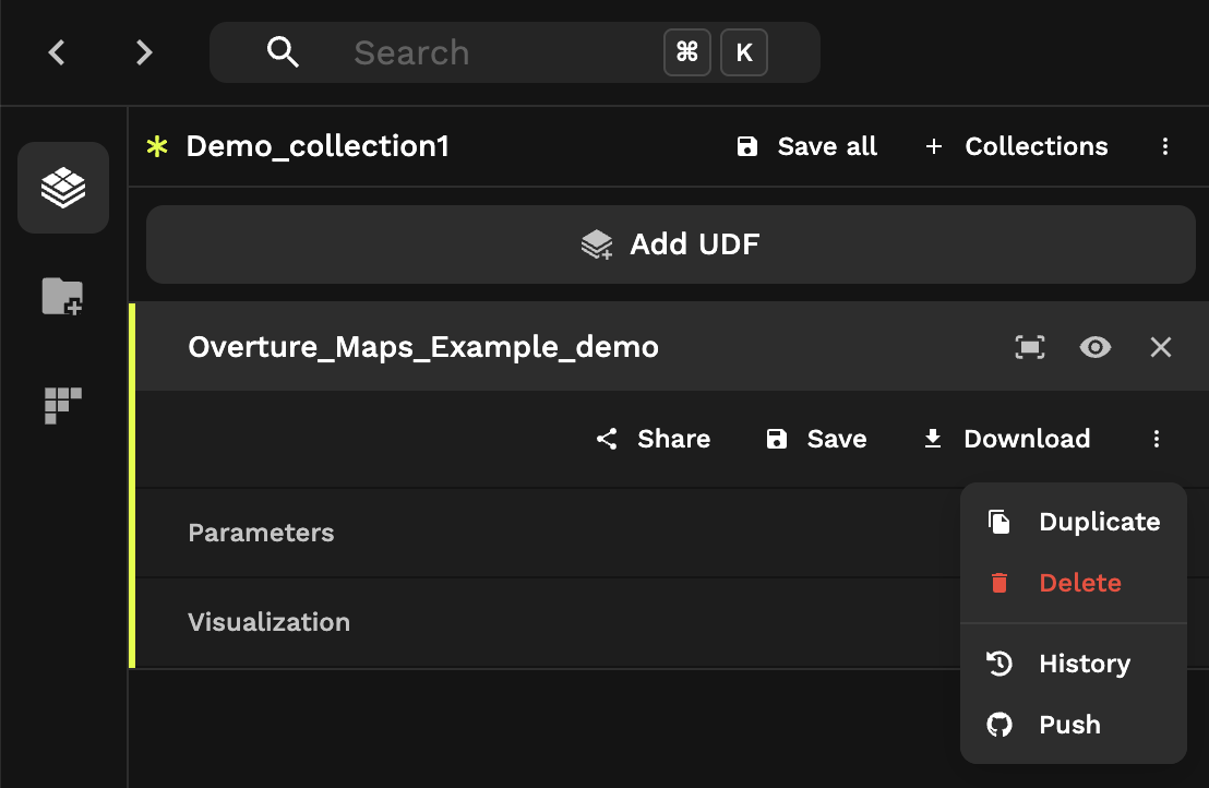 github dropdown