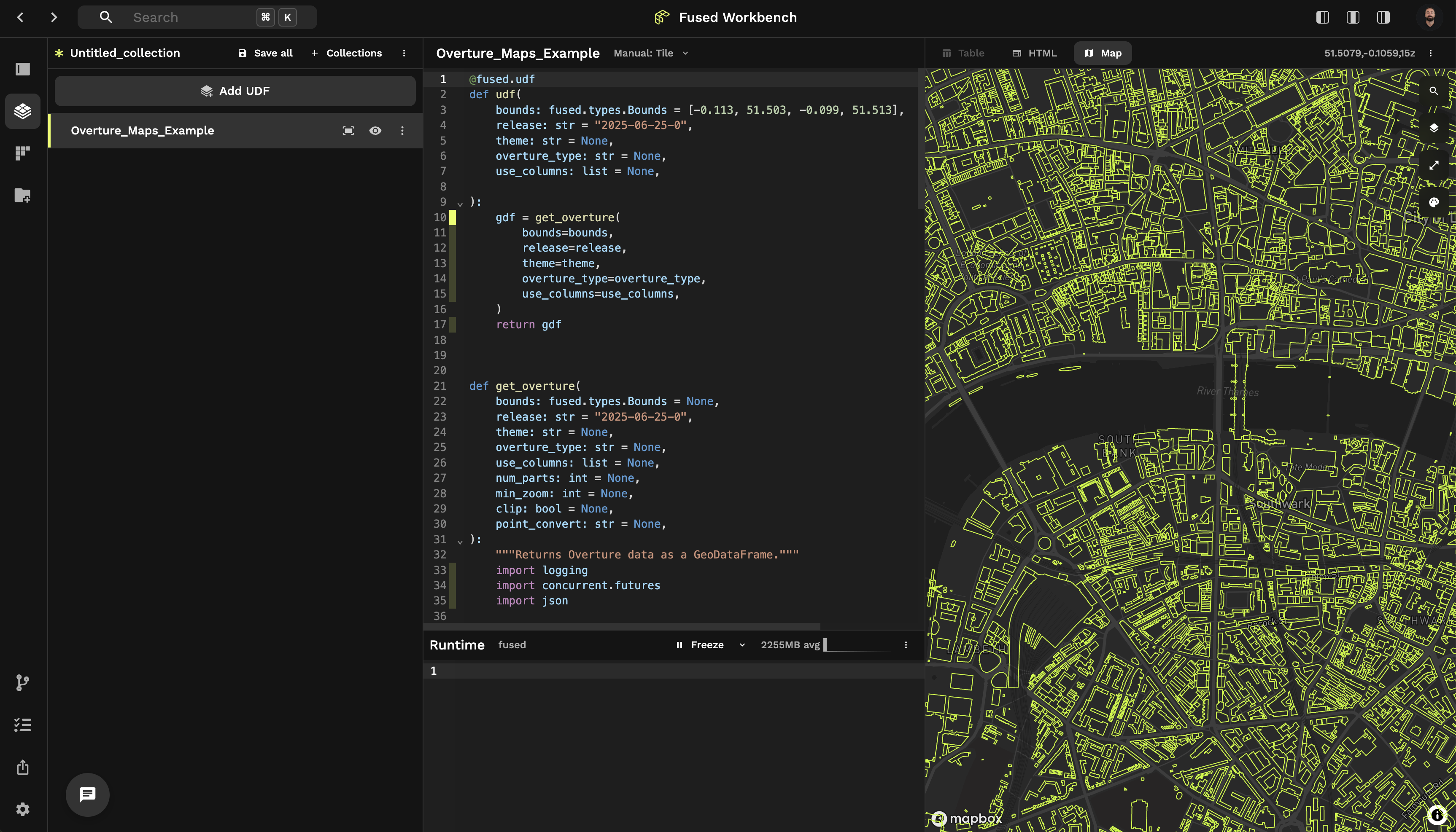 Workbench Overview